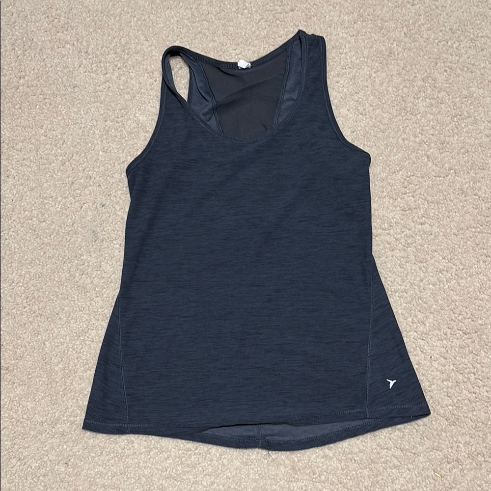 Old Navy Black Fitted Sleeveless Tank Top